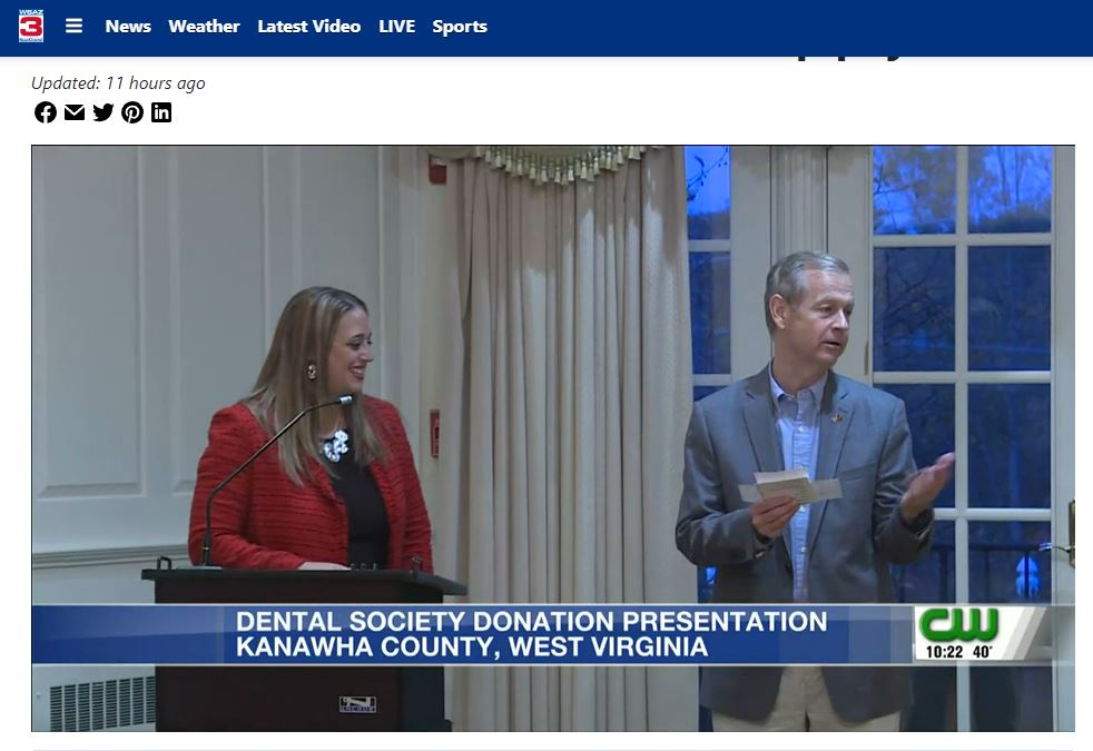 WSAZ reports on dental school donation