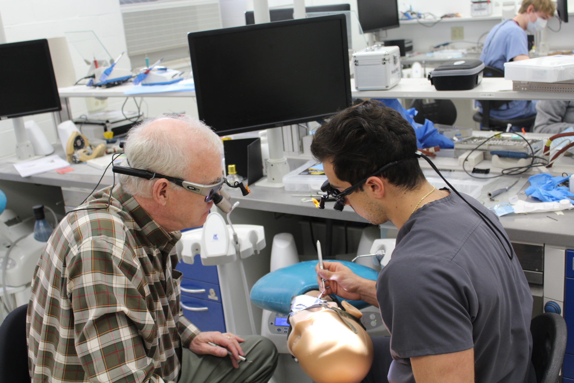 Students learn about direct gold restorations