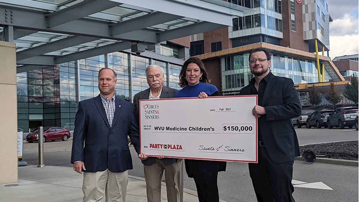 $150K gift from Wheeling-area organization supports WVU Medicine Children’s Hospital