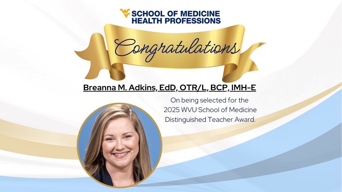 Adkins Recognized with Distinguished Teacher Award
