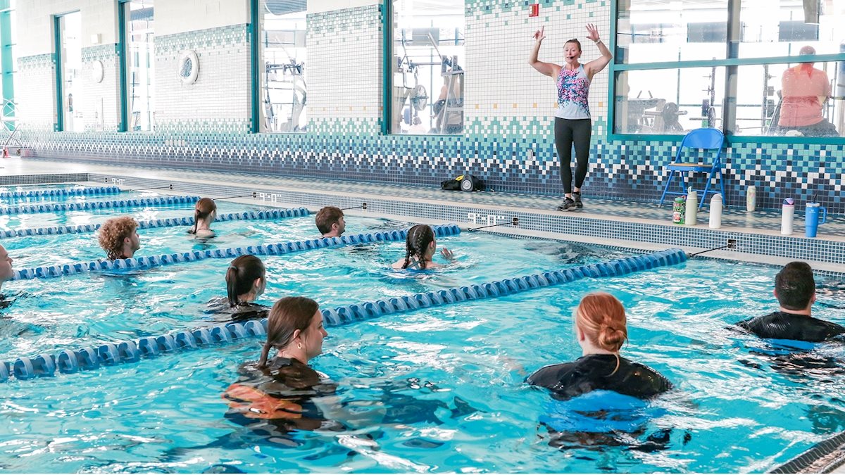 Aquatic Therapy clinical rotation gives students firsthand experience treating patients 