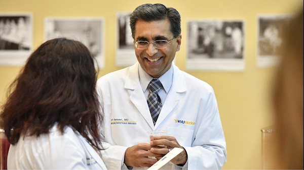 Arif R. Sarwari, M.D., honored as Dr. Edmund B. Flink Chair for the WVU ...