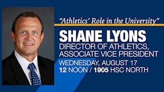 Athletic director to talk with health faculty & students