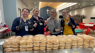 Beckley Campus junior nursing students participate in Day of Service at Salvation Army