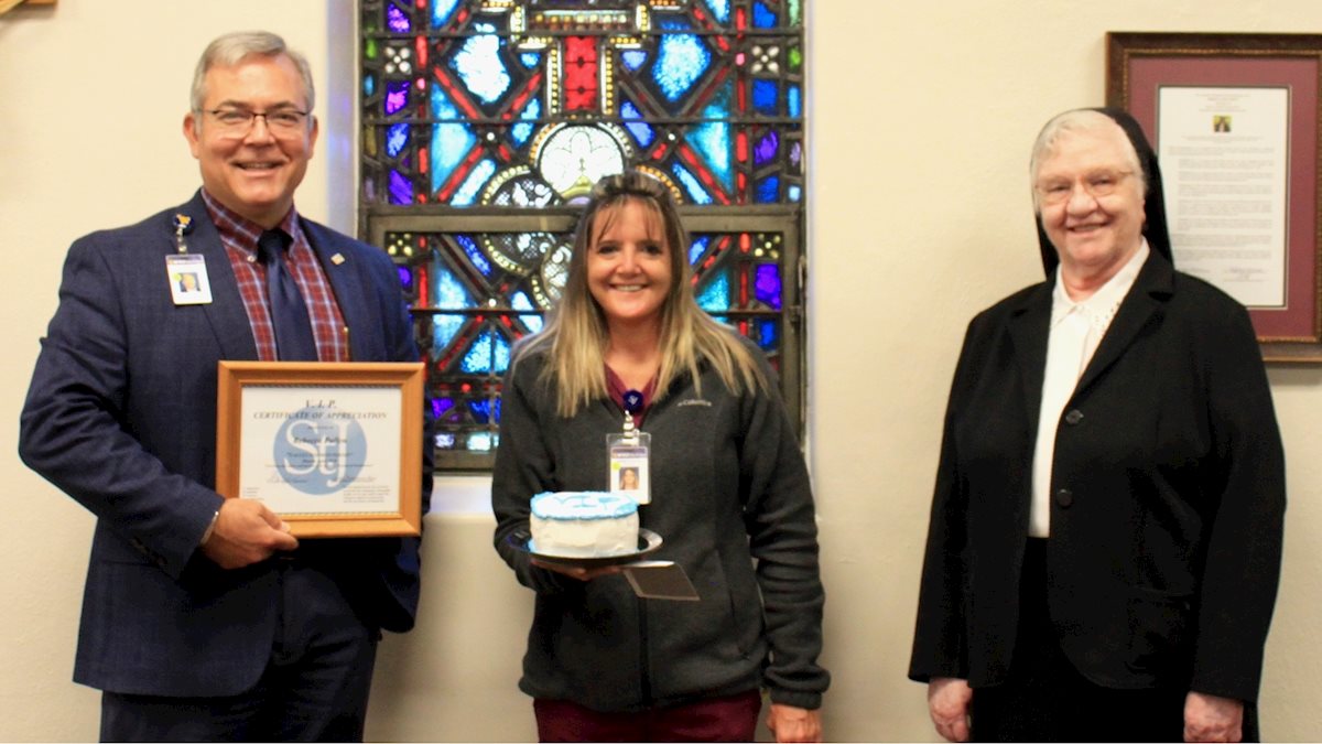 Becky Pullen named VIP at St. Joseph’s Hospital