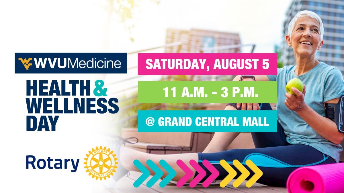 Camden Clark’s Annual Health & Wellness Day Returns to Grand Central Mall on Saturday, Aug. 5 
