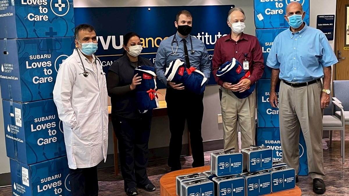 Cancer patients at WVU Medicine Camden Clark feel the warmth of Subaru Love to Care donations
