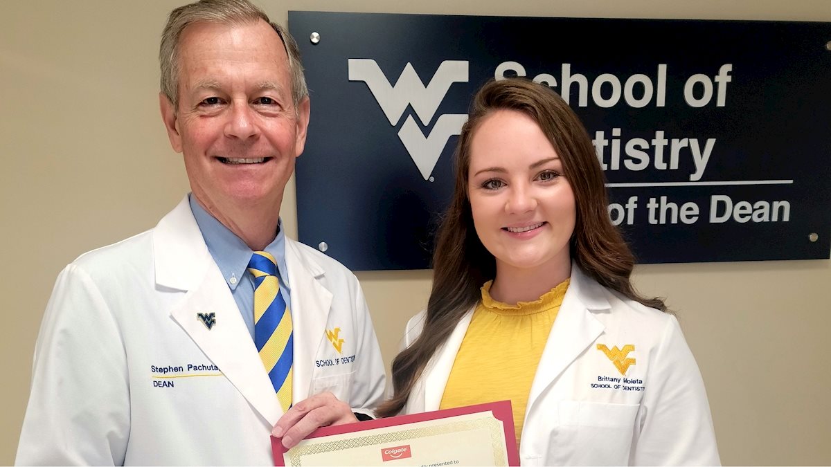 Colgate-Palmolive recognizes WVU dental student as case study award winner