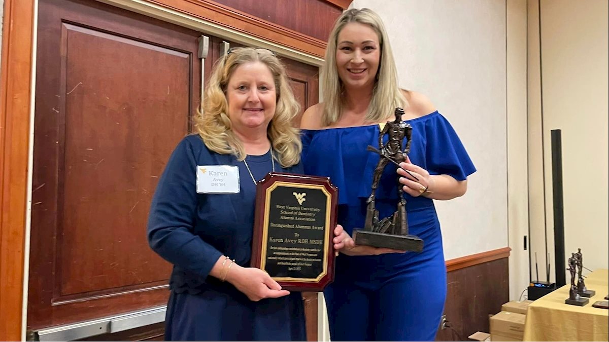 Dental hygiene graduate honored by dental school alumni