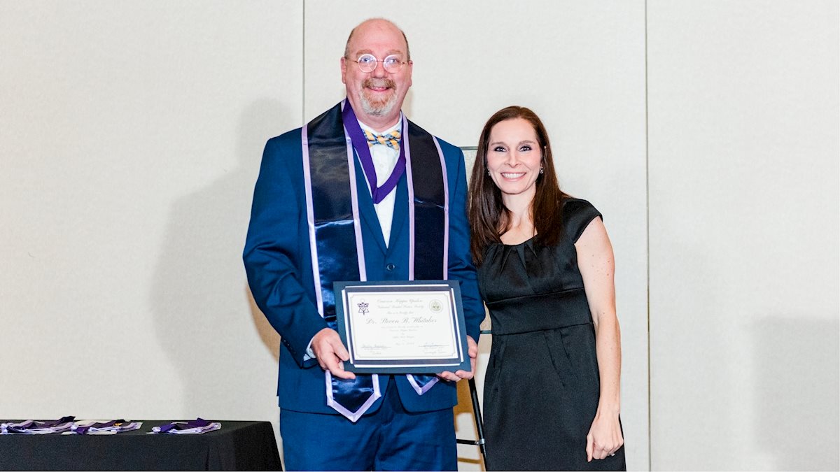 Dental school professor and oral health expert inducted into prestigious national fraternity