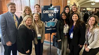 Dental students represent WVU at district conference