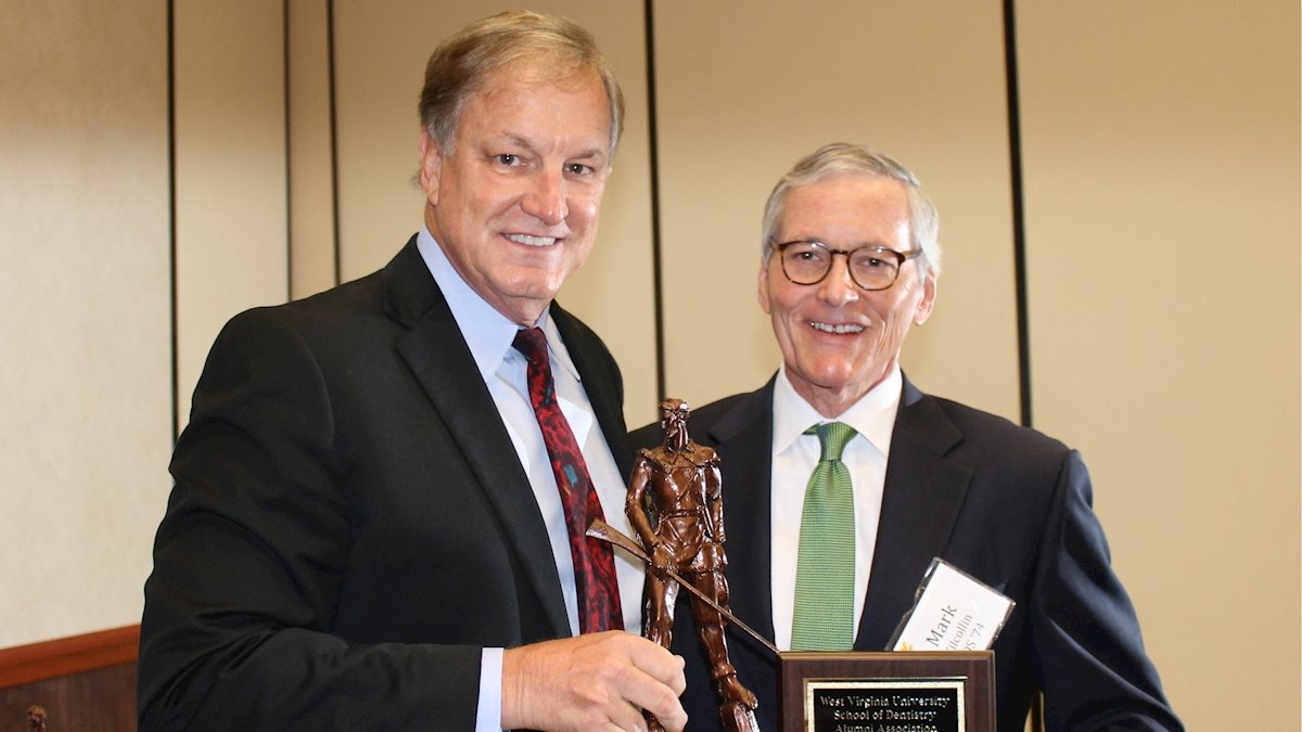 Dentist from Union, W.Va. honored as outstanding alumnus