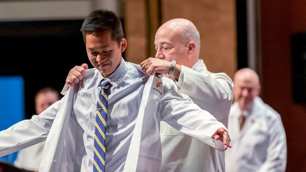 Faculty invited to support and attend the M.D. White Coat Ceremony