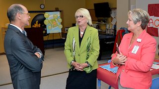 First Lady of West Virginia discusses Infant Safe Sleep Month at WVU Medicine Children's