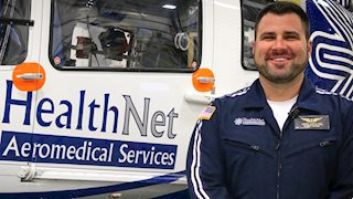 Flying High: Alumnus realizes dream as flight nurse