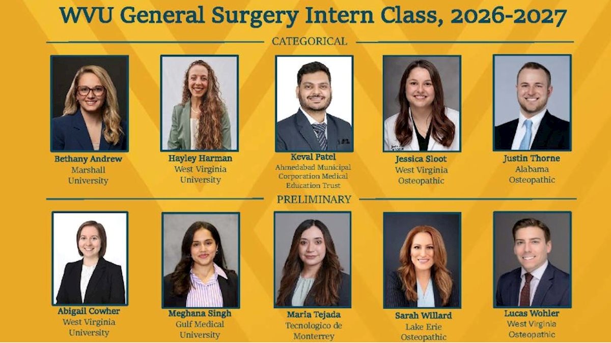 General Surgery residency program announces its newest group of interns