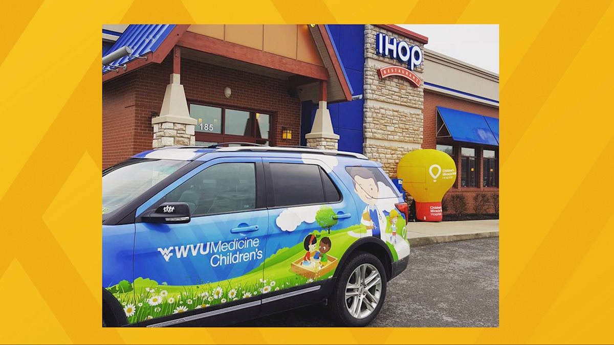 Get free pancakes on IHOP National Pancake Day® and help WVU Medicine Children’s