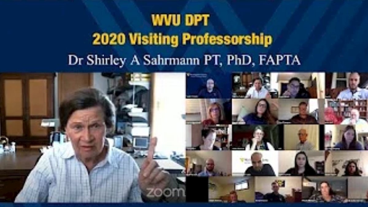 Global leader in physical therapy presents virtual lecture to WVU students and faculty 