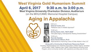 Gold Humanism Summit set for April 6, 2017 at WVU Charleston Campus