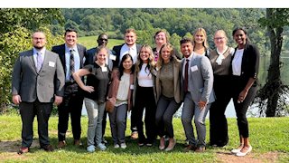 Graduate students gain valuable experience and network connections attending WV MGMA conference