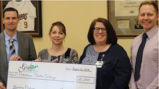 Grant County Bank Donates $10,000 to WVU School of Nursing Potomac State College BSN Program