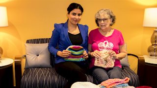Grateful Patient Donates Hats To Patients At Mary Babb Randolph Cancer Center for the second year in a row