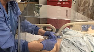 Intubation boxes help reduce risk to clinicians