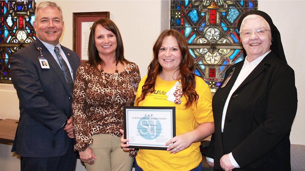 Jennifer Bunner named Values Inspired Person
