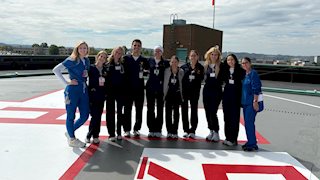 Junior nursing students explore roles, skills in the emergency department 