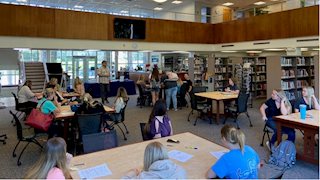 Keyser Campus nursing students skill up on research at PSC Library bootcamp