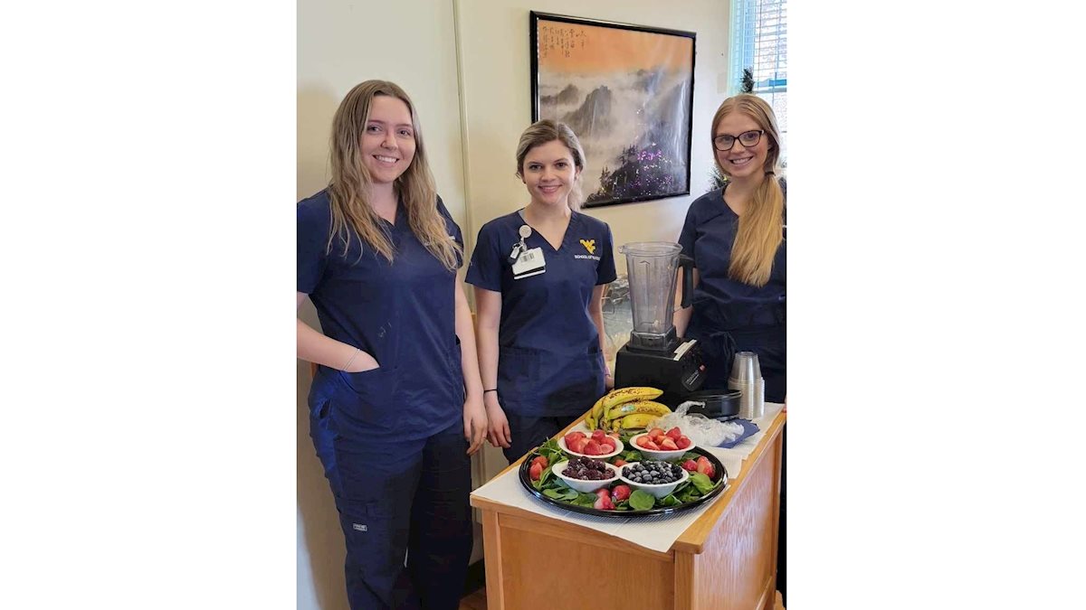 Keyser nursing students host stress relieving activities to support wellness
