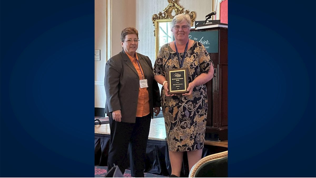 Lucci receives West Virginia Health Information Management Association’s highest honor 