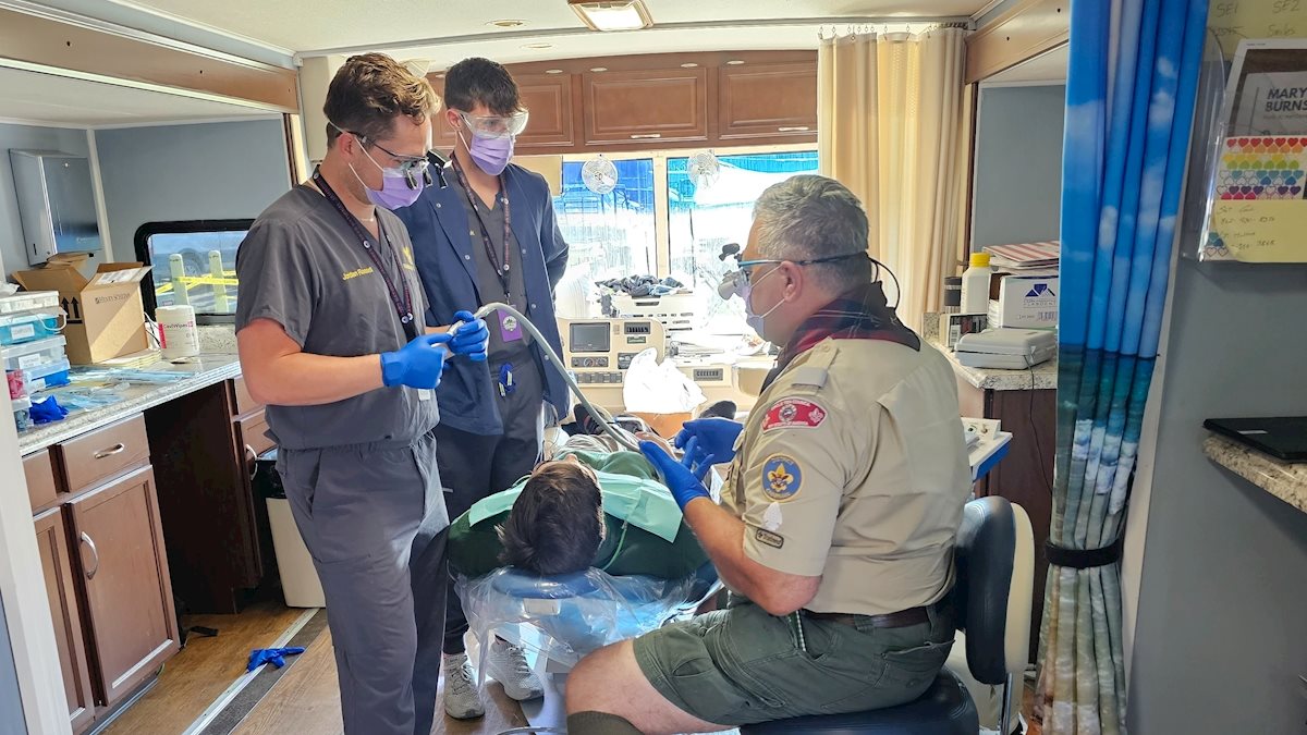 MCHD Smile Express, WVU School of Dentistry team up at BSA Jamboree 