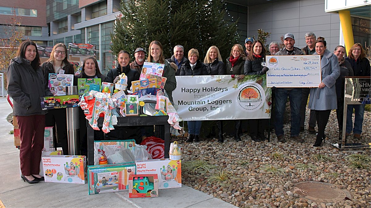 Mountain Loggers Group continues holiday tradition with $191K gift to WVU Medicine Children’s