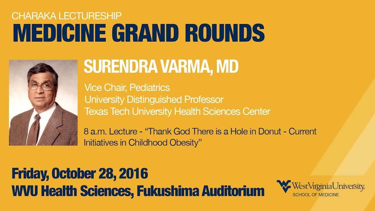 Nationally recognized pediatrician to present at Medicine Grand Rounds