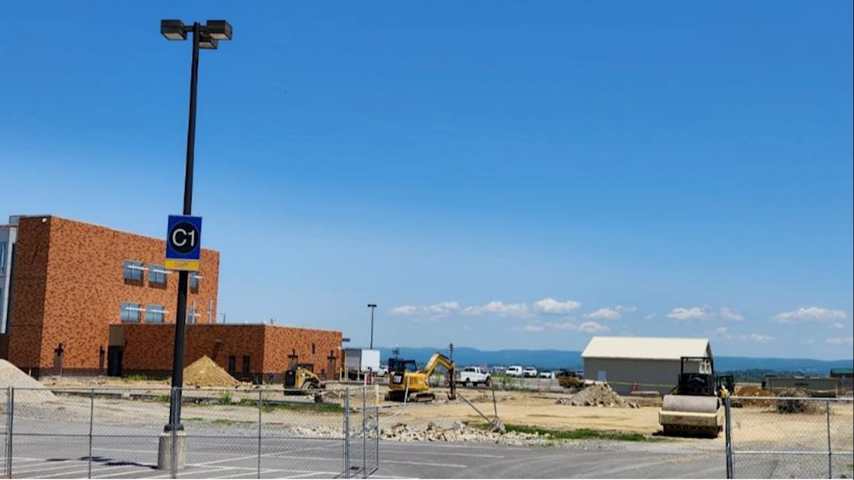 New WVU Medicine Outpatient Rehabilitation Center under construction at University Town Centre