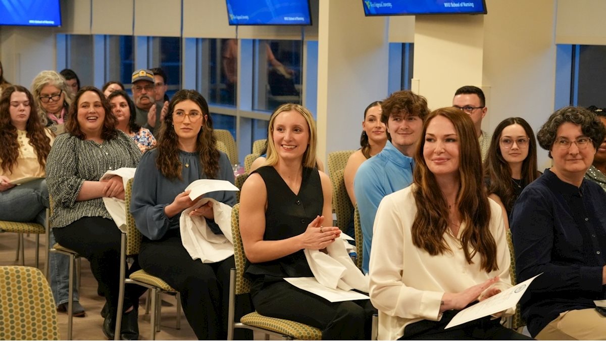 Nursing students participate in Spring 2026 Pledge Ceremony, marking their commitment to the profession