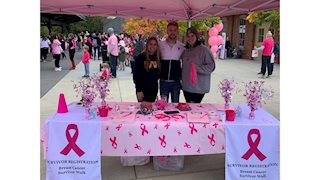 Nursing students support annual WVU Cancer Breast Cancer Survivor Walk