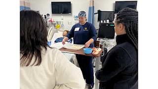 Nursing students volunteer at WVU Rural Health Day