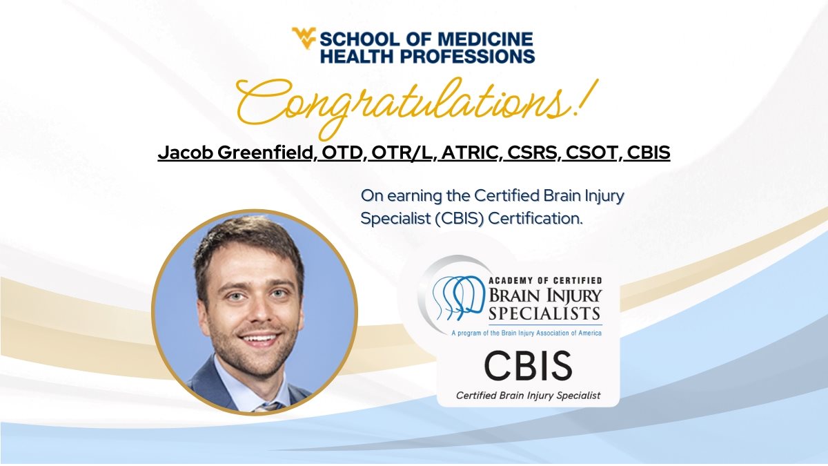 OT faculty member earns specialty certification in brain injury