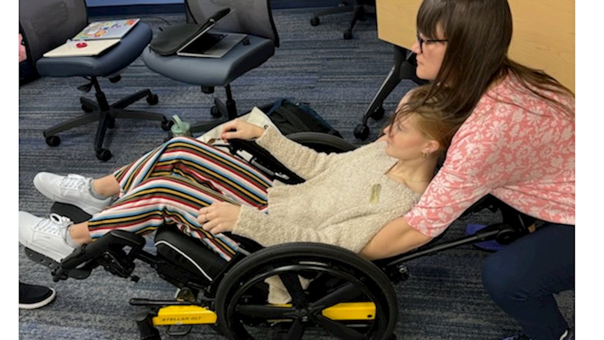 OT Students Learn Powered Mobility and Custom Seating Systems