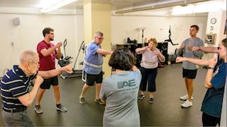 Patients with Parkinson’s find strength and support through WVU’s Boxing for Power program