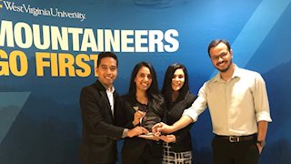 Pharmacy graduate students win national competition, earn exposure for WVU in health research and data science