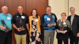 Private practitioners recognized for long-standing involvement in dental school’s rural rotation program
