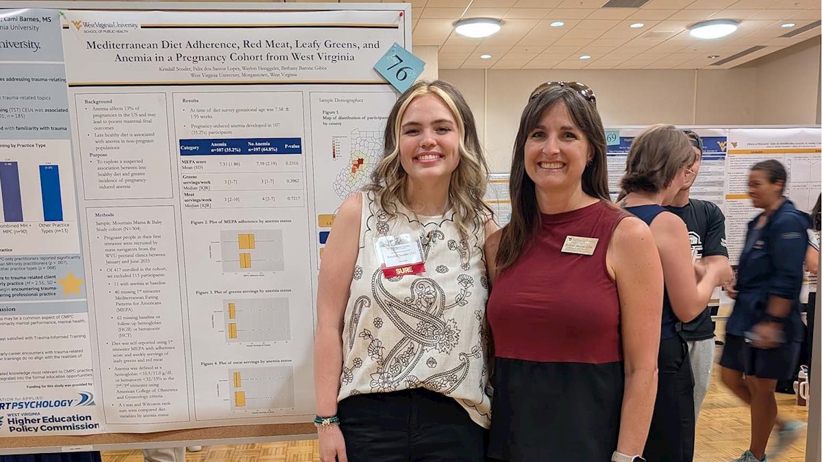 Public health student researcher showcases work at Summer Undergraduate Research Symposium