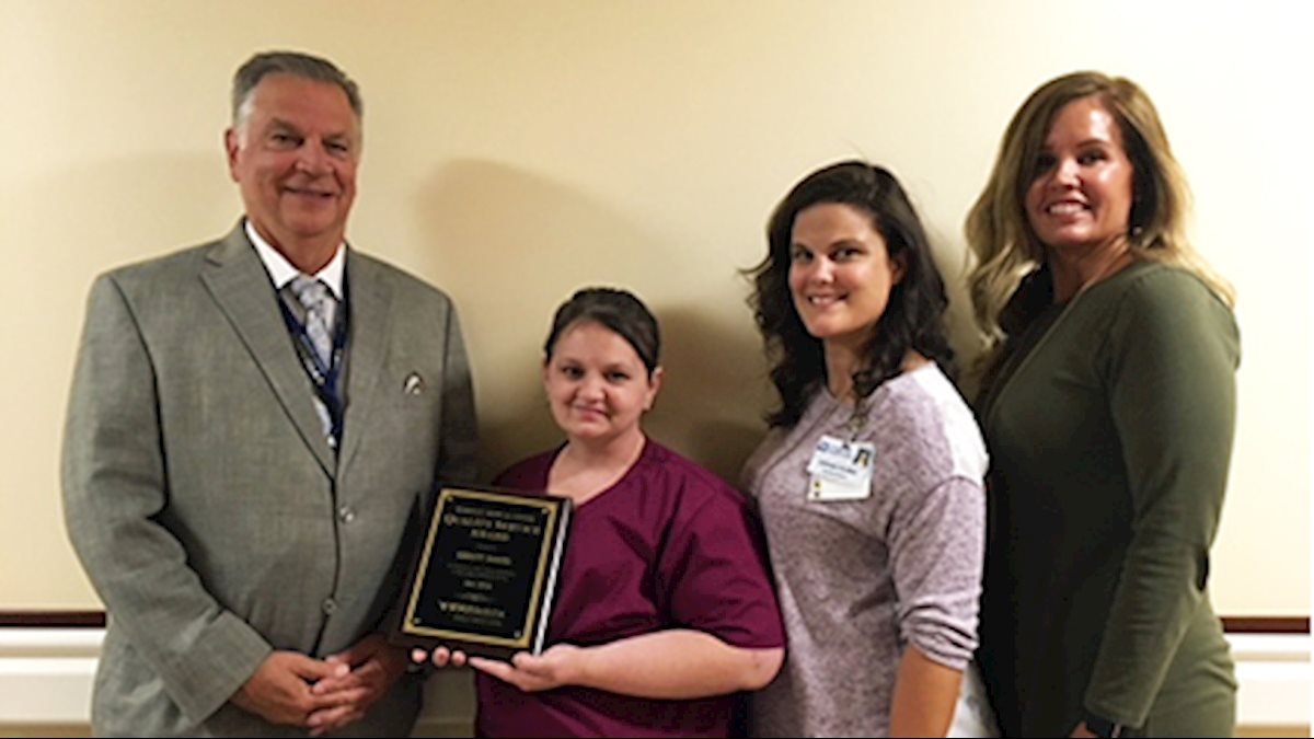 Quality Service Award recipient announced at Berkeley Medical Center