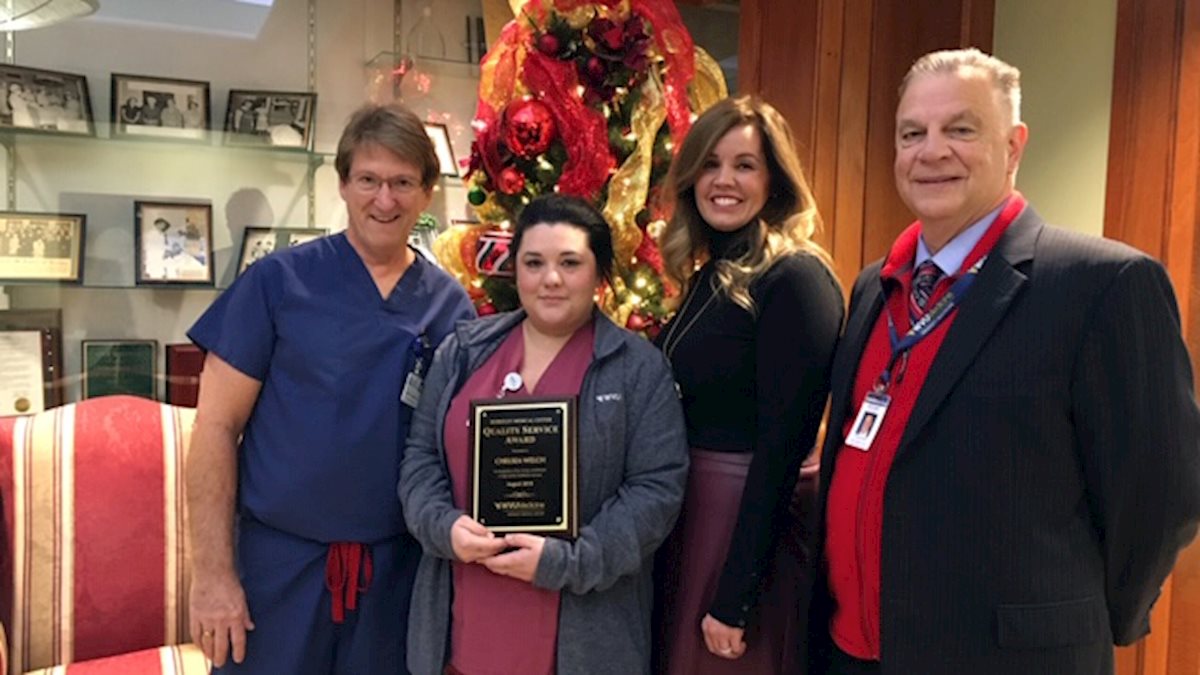 Quality service award recipient announced at Berkeley Medical Center