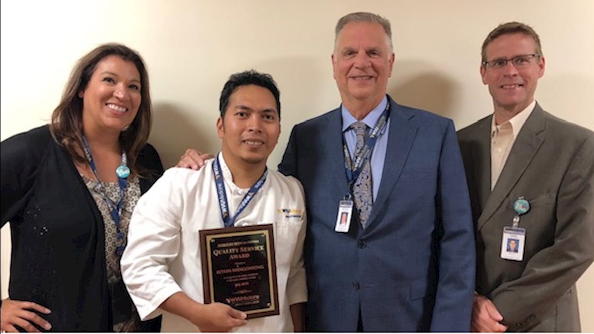 Quality service award recipient announced at Berkeley Medical Center