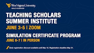 Register today for WVU Teaching Scholars Summer Institute