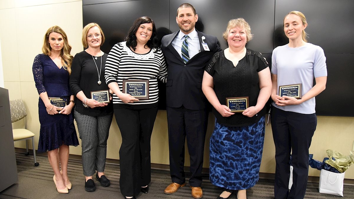 Sadlek named Nurse of the Year at WVU Medicine-WVU Hospitals